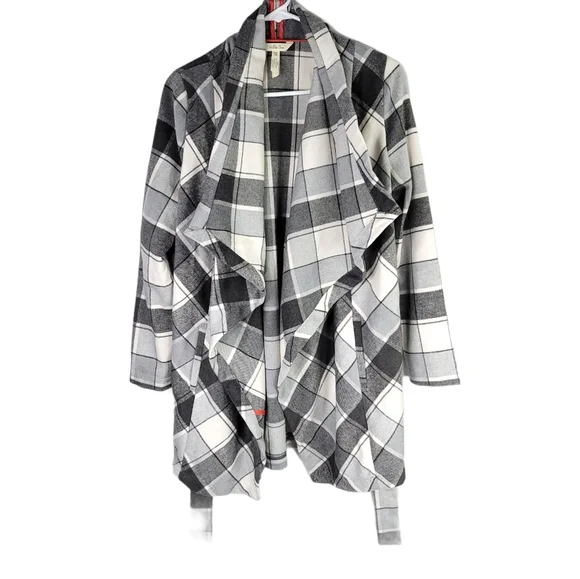 Matilda Jane Check it Twice plaid wrap jacket - Picture 3 of 10